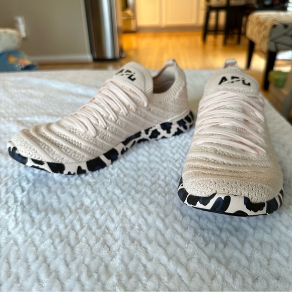 APL TechLoom Wave Creme/Black/Leopard size 7 - Picture 4 of 8